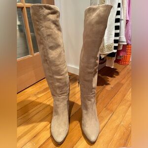 Vince Camuto Camel/ Tan Suede Boots 8.5
